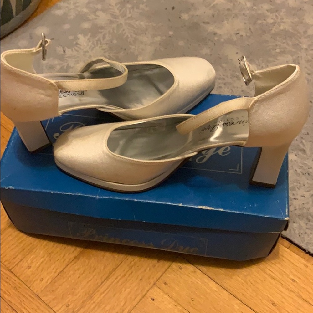 Satin shoes